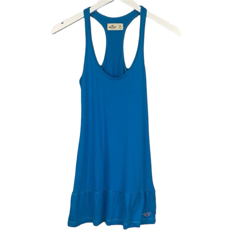 Hollister Racerback Teal Swimsuit Cotton Modal Coverup Dress Size XS